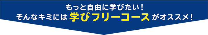 カリキュラムは無限大!自分の目標を達成しよう!